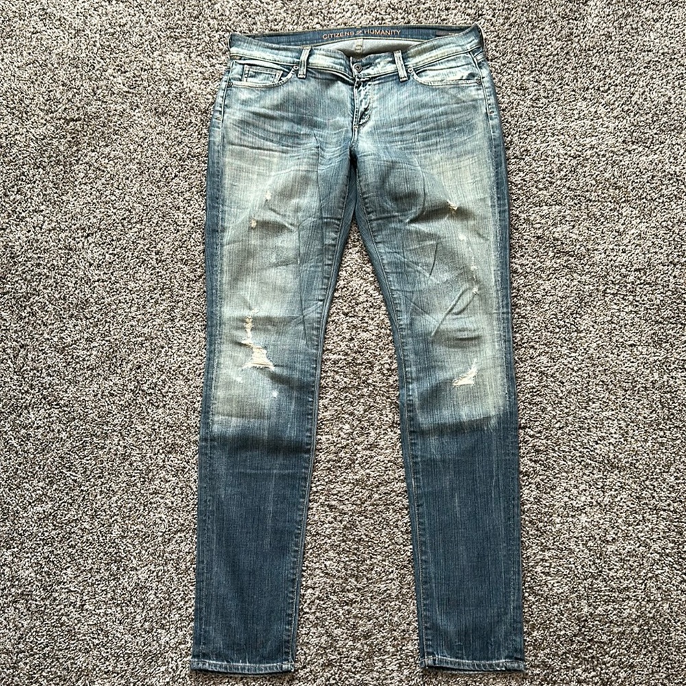🦄 RARE! Citizens of Humanity Avedon Low Rise Skinny Jeans 31 Avalanche